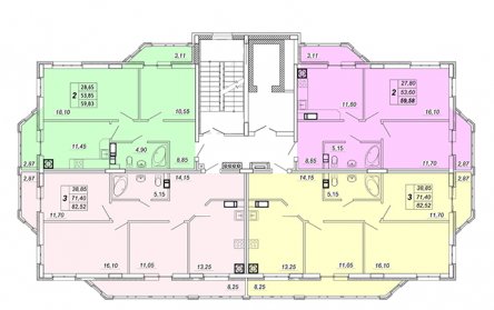 План 7-ого этажа