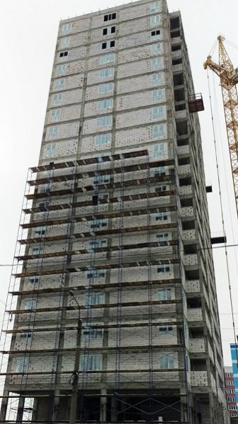 Ход строительства ЖК Центральный (ул. Зеленая) на 5 ноября 2016
