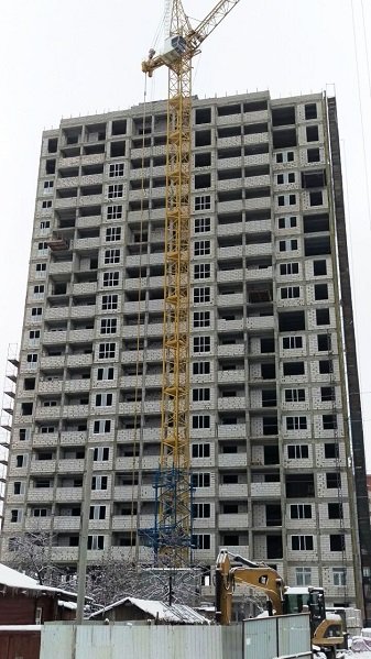 Ход строительства ЖК Центральный (ул. Зеленая) на 5 ноября 2016