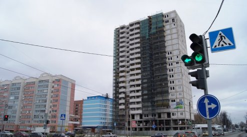 Ход строительства ЖК Центральный (ул. Зеленая) на 1 ноября 2016