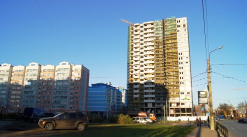 Ход строительства ЖК Центральный (ул. Зеленая) на 24 октября 2016