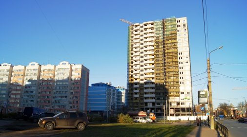 Ход строительства ЖК Центральный (ул. Зеленая) на 24 октября 2016