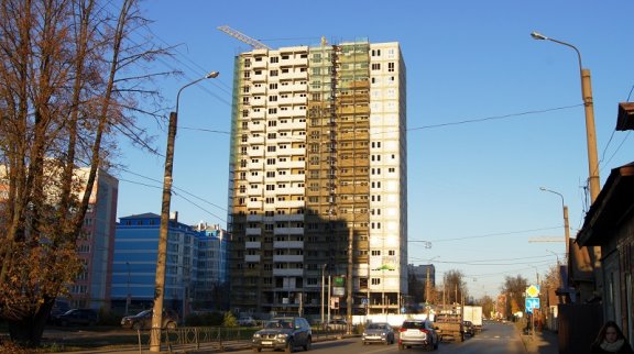 Ход строительства ЖК Центральный (ул. Зеленая) на 24 октября 2016