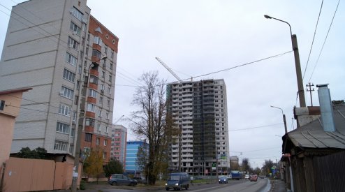 Ход строительства ЖК Центральный (ул. Зеленая) на 18 октября 2016