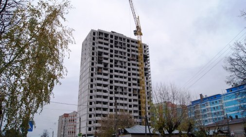 Ход строительства ЖК Центральный (ул. Зеленая) на 18 октября 2016