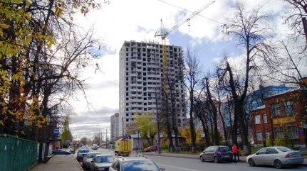 Ход строительства ЖК Центральный (ул. Зеленая) на 10 октября 2016