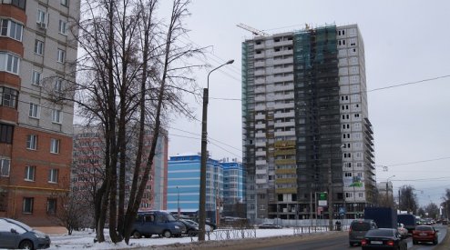 Ход строительства ЖК Центральный (ул. Зеленая) на 9 ноября 2016