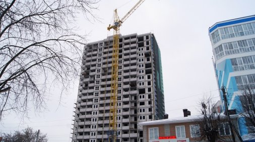 Ход строительства ЖК Центральный (ул. Зеленая) на 9 ноября 2016