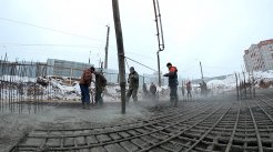 Ход строительства ЖК Центральный (ул. Зеленая) на 13 февраля 2016