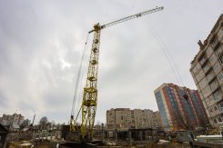Ход строительства ЖК Центральный (ул. Зеленая) на 31 марта 2016