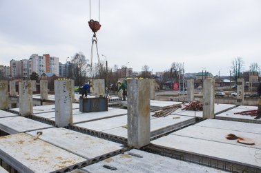 Ход строительства ЖК Центральный (ул. Зеленая) на 31 марта 2016