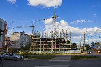 Ход строительства ЖК Центральный (ул. Зеленая) на 6 мая 2016