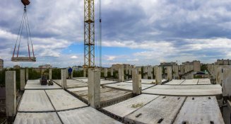 Ход строительства ЖК Центральный (ул. Зеленая) на 17 мая 2016