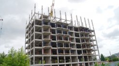 Ход строительства ЖК Центральный (ул. Зеленая) на 3 июня 2016