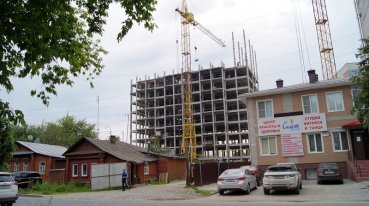 Ход строительства ЖК Центральный (ул. Зеленая) на 16 июня 2016
