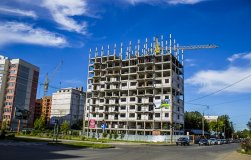 Ход строительства ЖК Центральный (ул. Зеленая) на 29 июня 2016