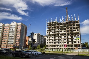 Ход строительства ЖК Центральный (ул. Зеленая) на 29 июня 2016