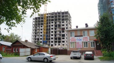 Ход строительства ЖК Центральный (ул. Зеленая) на 18 июля 2016