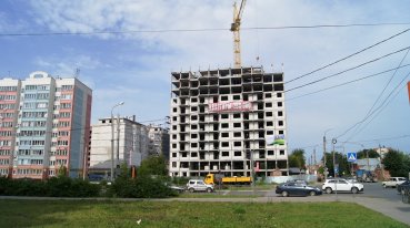 Ход строительства ЖК Центральный (ул. Зеленая) на 18 июля 2016