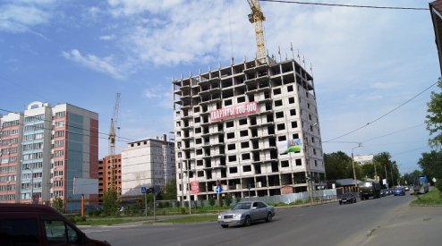 Ход строительства ЖК Центральный (ул. Зеленая) на 18 июля 2016