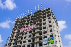 Ход строительства ЖК Центральный (ул. Зеленая) на 28 июля 2016