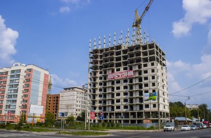 Ход строительства ЖК Центральный (ул. Зеленая) на 28 июля 2016