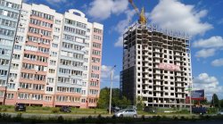 Ход строительства ЖК Центральный (ул. Зеленая) на 9 августа 2016