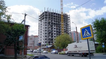 Ход строительства ЖК Центральный (ул. Зеленая) на 9 августа 2016