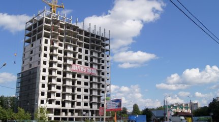 Ход строительства ЖК Центральный (ул. Зеленая) на 9 августа 2016