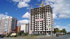 Ход строительства ЖК Центральный (ул. Зеленая) на 16 августа 2016