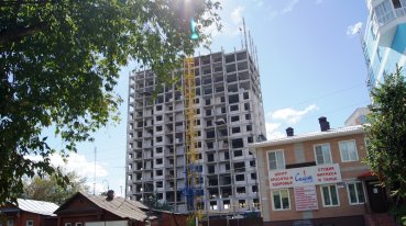 Ход строительства ЖК Центральный (ул. Зеленая) на 16 августа 2016