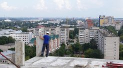 Ход строительства ЖК Центральный (ул. Зеленая) на 22 августа 2016