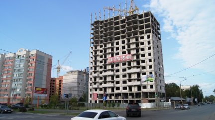 Ход строительства ЖК Центральный (ул. Зеленая) на 22 августа 2016