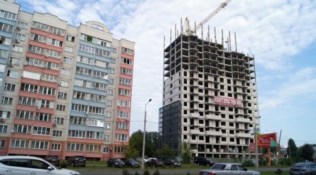 Ход строительства ЖК Центральный (ул. Зеленая) на 22 августа 2016