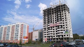 Ход строительства ЖК Центральный (ул. Зеленая) на 30 августа 2016