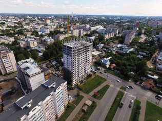 Ход строительства ЖК Центральный (ул. Зеленая) на 30 августа 2016