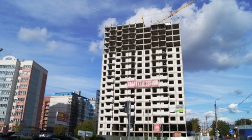 Ход строительства ЖК Центральный (ул. Зеленая) на 6 сентября 2016