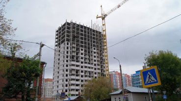 Ход строительства ЖК Центральный (ул. Зеленая) на 13 сентября 2016