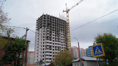 Ход строительства ЖК Центральный (ул. Зеленая) на 13 сентября 2016