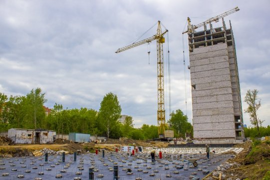 Ход строительства ЖК на ул. Наумова на 17 мая 2016