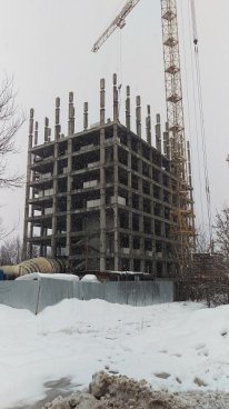 Ход строительства ЖК на ул. Наумова на 1 февраля 2016