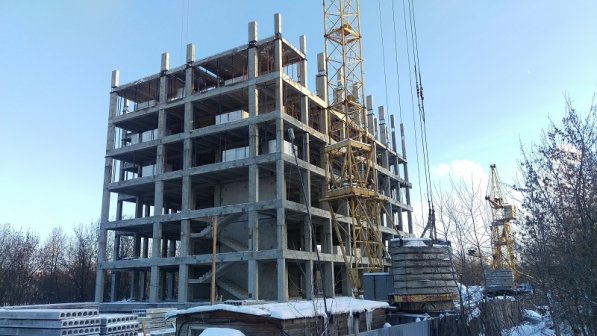Ход строительства ЖК на ул. Наумова на 15 января 2016