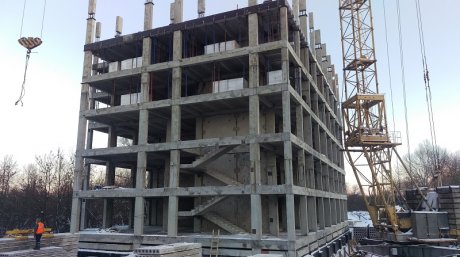Ход строительства ЖК на ул. Наумова на 11 января 2016