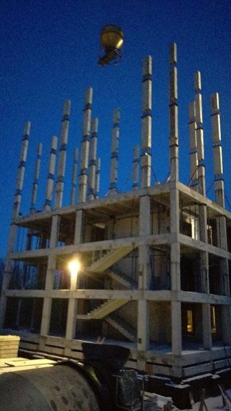 Ход строительства ЖК на ул. Наумова на 16 декабря 2015