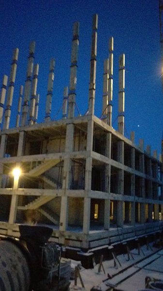 Ход строительства ЖК на ул. Наумова на 16 декабря 2015