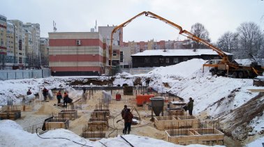 Ход строительства ЖК на ул. Б. Хмельницкого на 26 ноября 2016