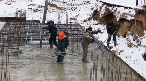 Ход строительства ЖК на ул. Б. Хмельницкого на 26 ноября 2016