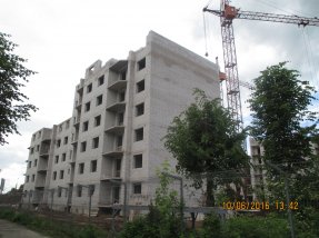 Ход строительства Дом на ул. Ташкентская, д. 110 на 10 июня 2016