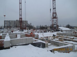 Ход строительства Дом на ул. Ташкентская, д. 110 на 18 января 2016