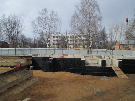 Ход строительства Дом на ул. Свободы, д. 21 на 18 апреля 2015